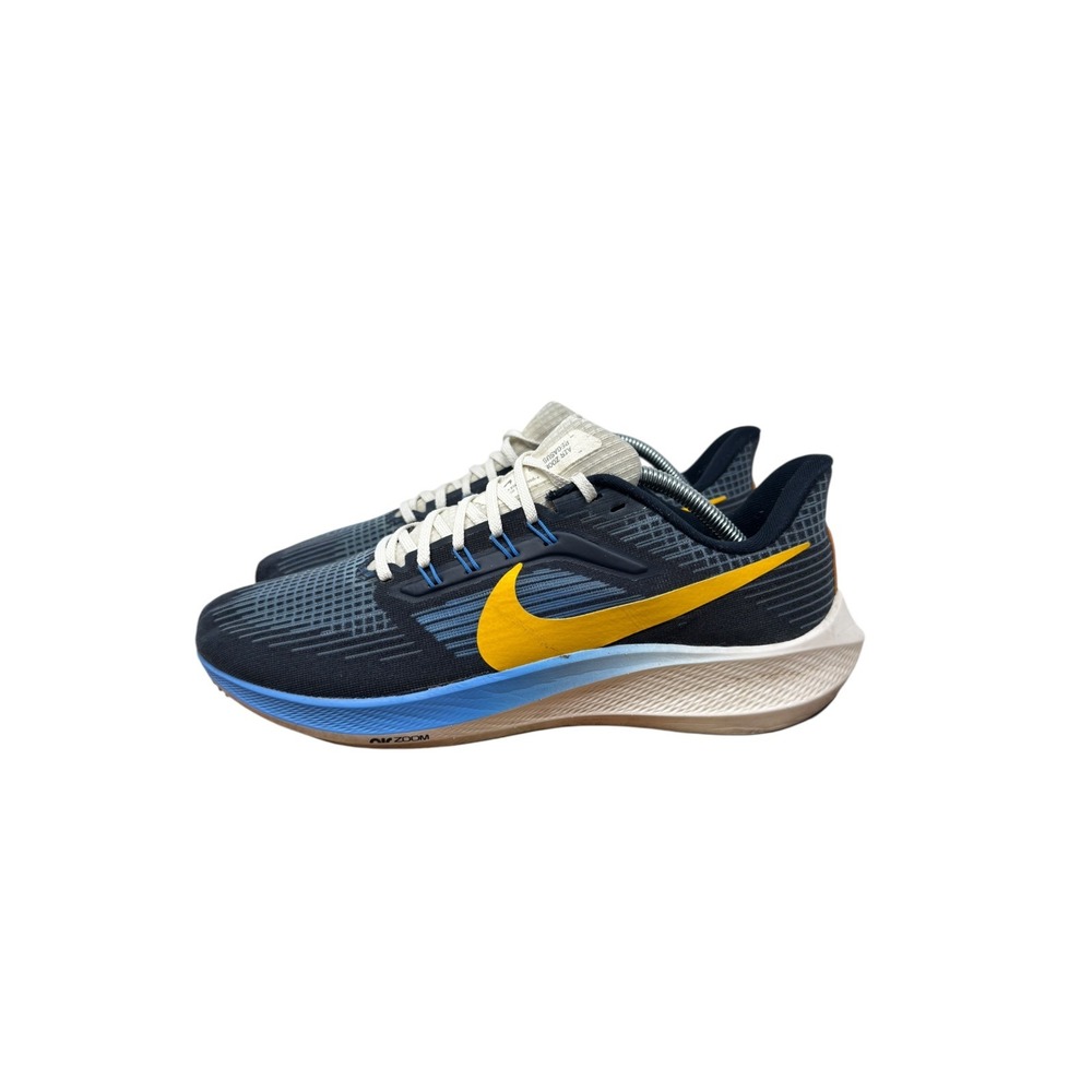 Nike Air Zoom Pegasus 39 Mens Running Shoes Thunder Blue Gold DO9580-400 Size 10 - Picture 7 of 12